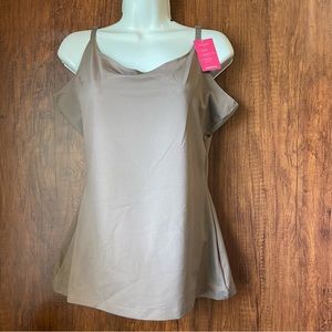 Spanx Socialight Cami/Tank Top 3x Color Mocha Hard To Find Color NEW